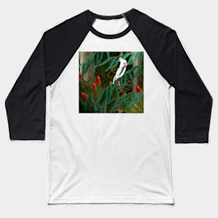 Corella and Gum Leaves Baseball T-Shirt